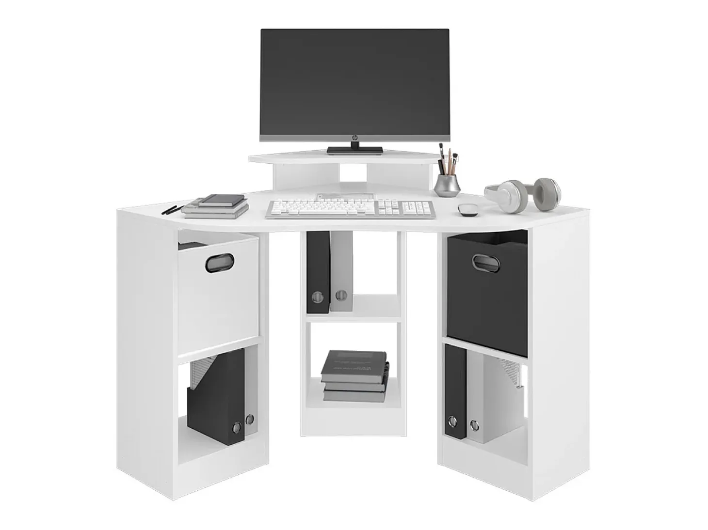 Mesa de canto branco 94x94x84.4 artur
