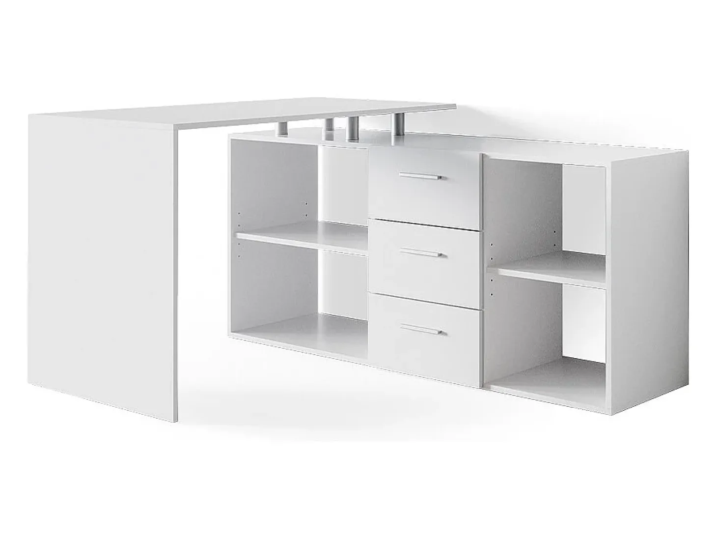 Mesa de canto branco 215x60x75 dante