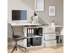 Mesa de canto branco 215x60x75 dante