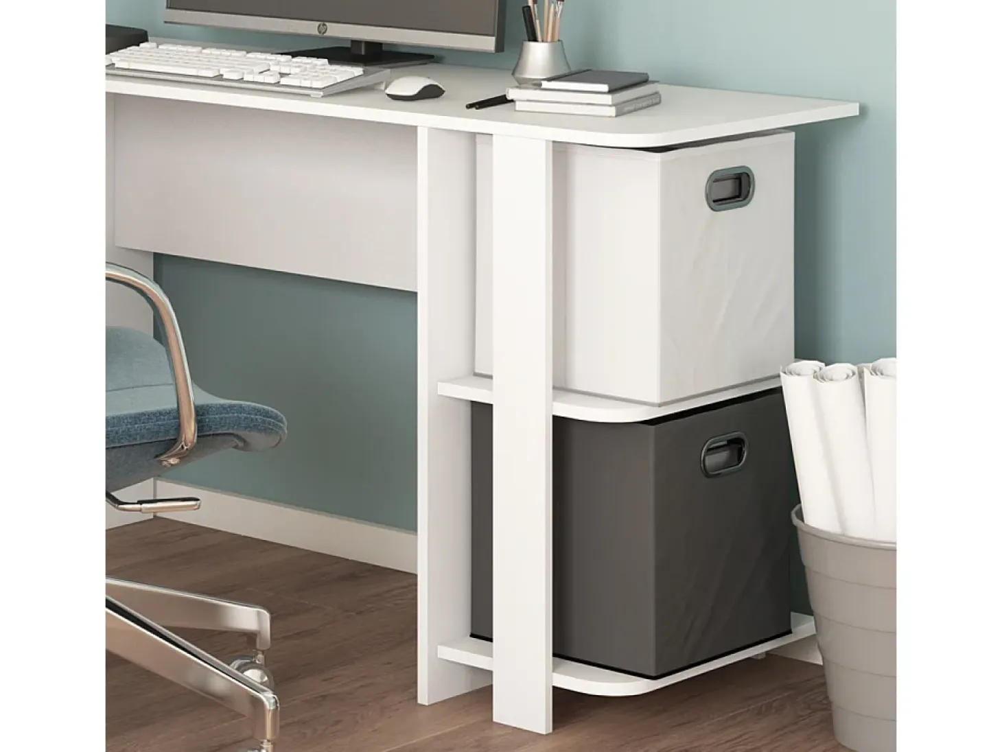 Mesa de canto branco 140x140x75 nikita