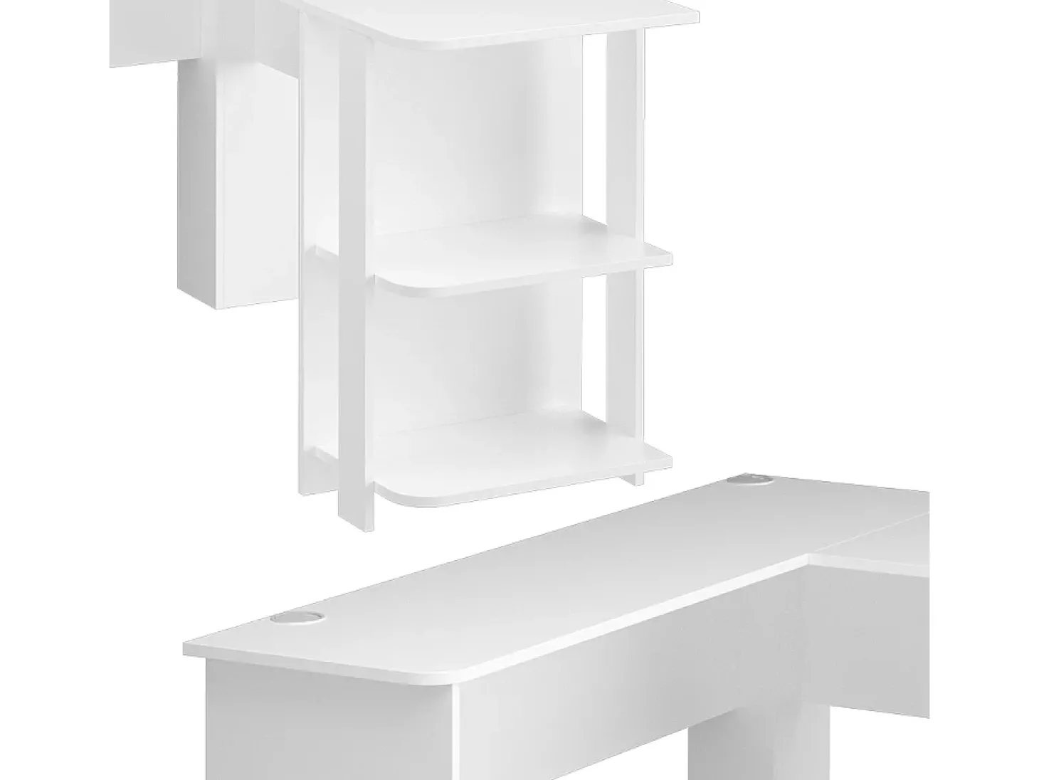 Mesa de canto branco 140x140x75 nikita