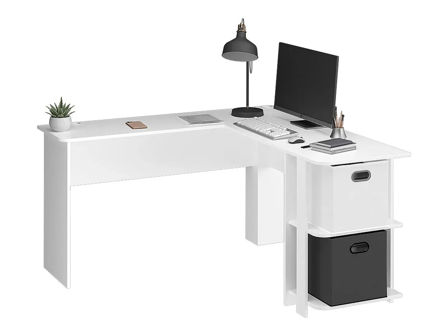 Mesa de canto branco 140x140x75 nikita