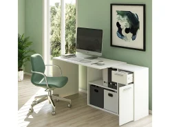 Mesa de canto branco 120x60x75 robin