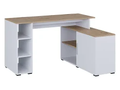 Mesa de canto branco/artesanal 135x110x75.5 rudy