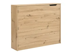 Mesa de canto dobrável mdf cor natural - RELIMY