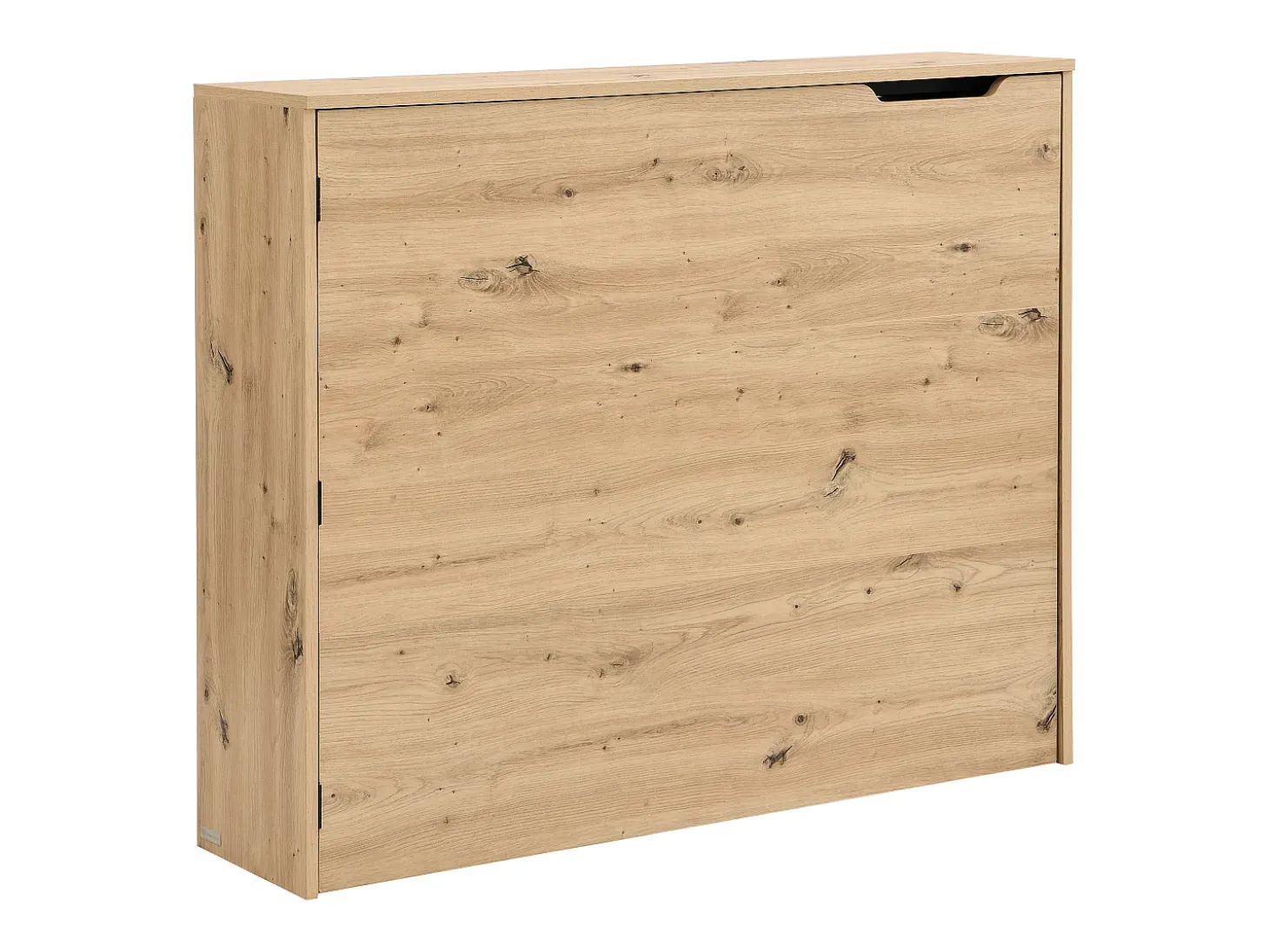 Mesa de canto dobrável mdf cor natural - RELIMY
