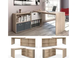Mesa de canto sonoma 137x60x75.4 flexplus