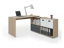 Mesa de canto sonoma 137x60x75.4 flexplus