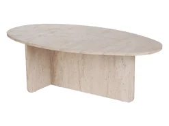 Mesa de centro - Efeito travertino - ISENORA