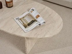 Mesa de centro - Efeito travertino - ISENORA