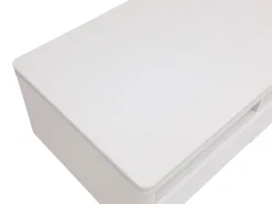 Mesa de centro 2 gavetas e 2 nichos com LEDs branco - SYLPIA