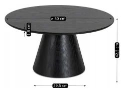 Mesa de centro Cassander Max Preto