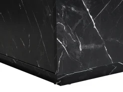 Mesa de centro com 2 gavetas em MDF - Efeito mármore preto - ANTRIM por Pascal Morabito