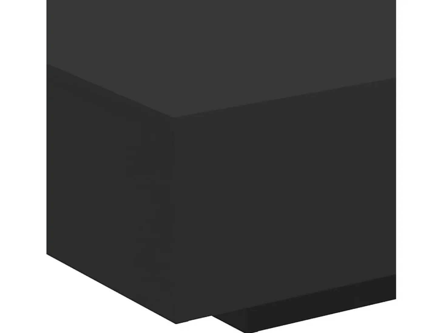 Mesa de centro com luzes LED 85x55x31 cm preto
