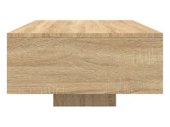 Mesa de centro com luzes LED 85x55x31 cm carvalho sonoma