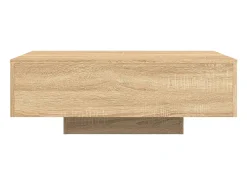 Mesa de centro com luzes LED 85x55x31 cm carvalho sonoma