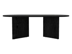 Mesa de centro contemporânea de cor preta - TOPANIA