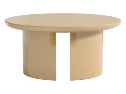 Mesa de centro em MDF - Bege lacado - DERLALI