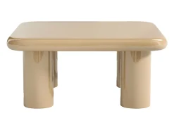 Mesa de centro em MDF - Bege laqueado - TAMISDA