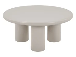 Mesa de centro em MDF - Cor: Bege - MARELNA