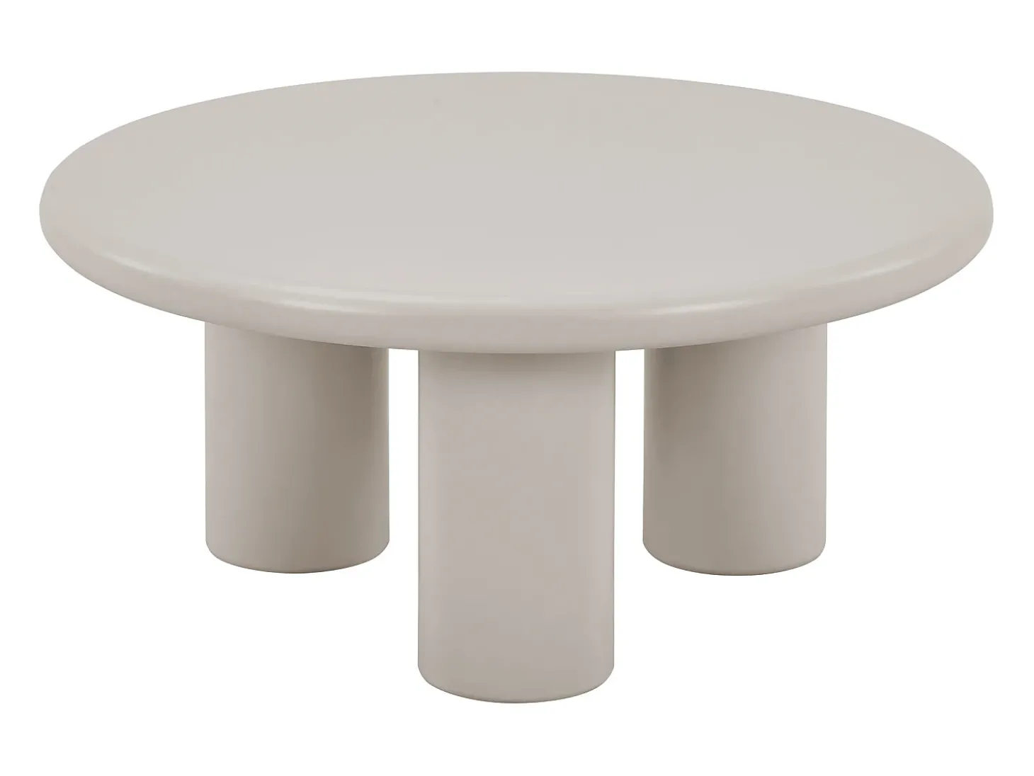 Mesa de centro em MDF - Cor: Bege - MARELNA