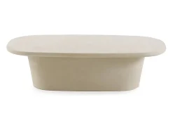 Mesa de centro em poliresina de microcimento