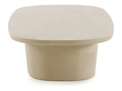 Mesa de centro em poliresina de microcimento