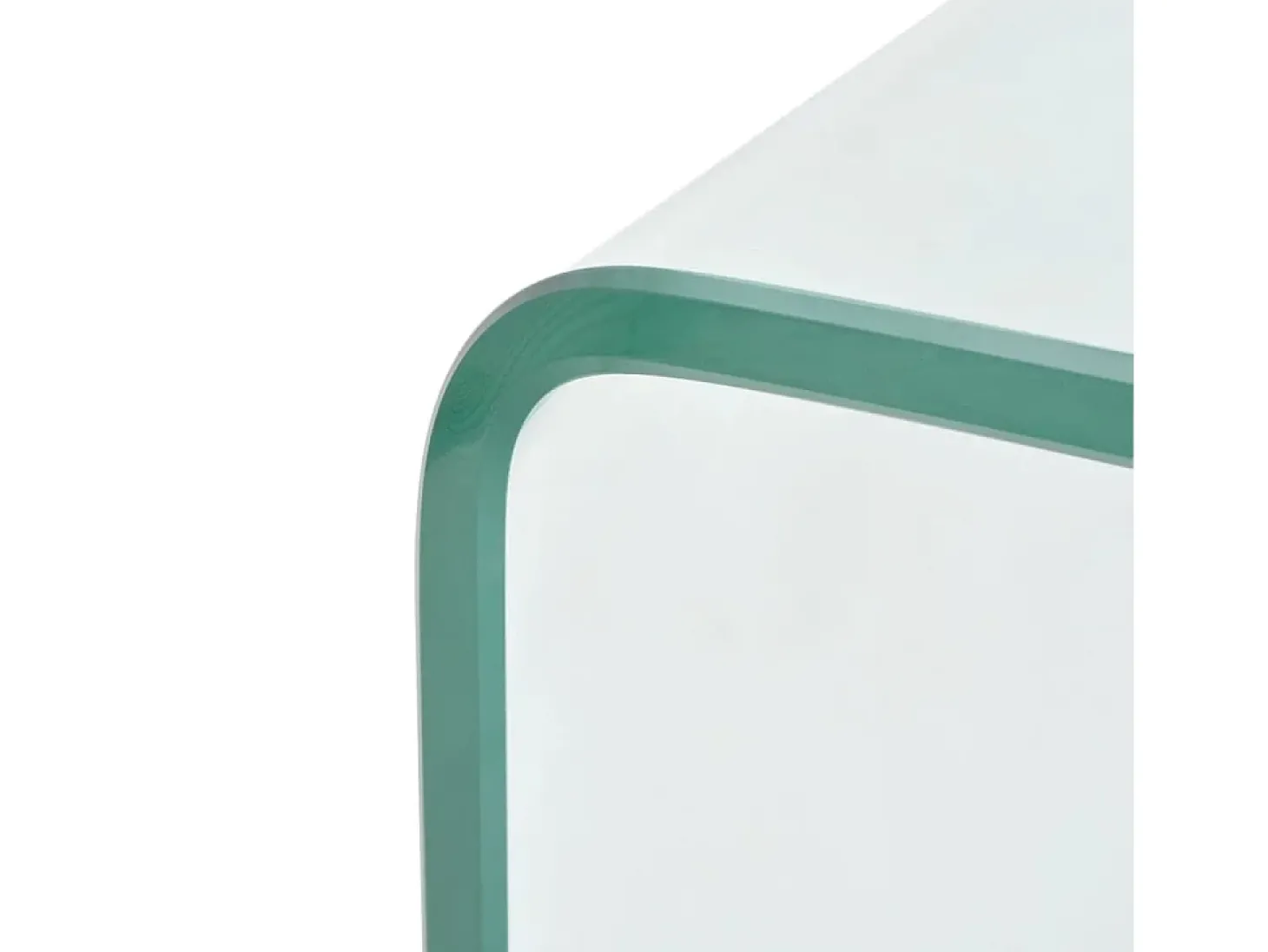 Mesa de centro em vidro temperado 98x45x30cm transparente