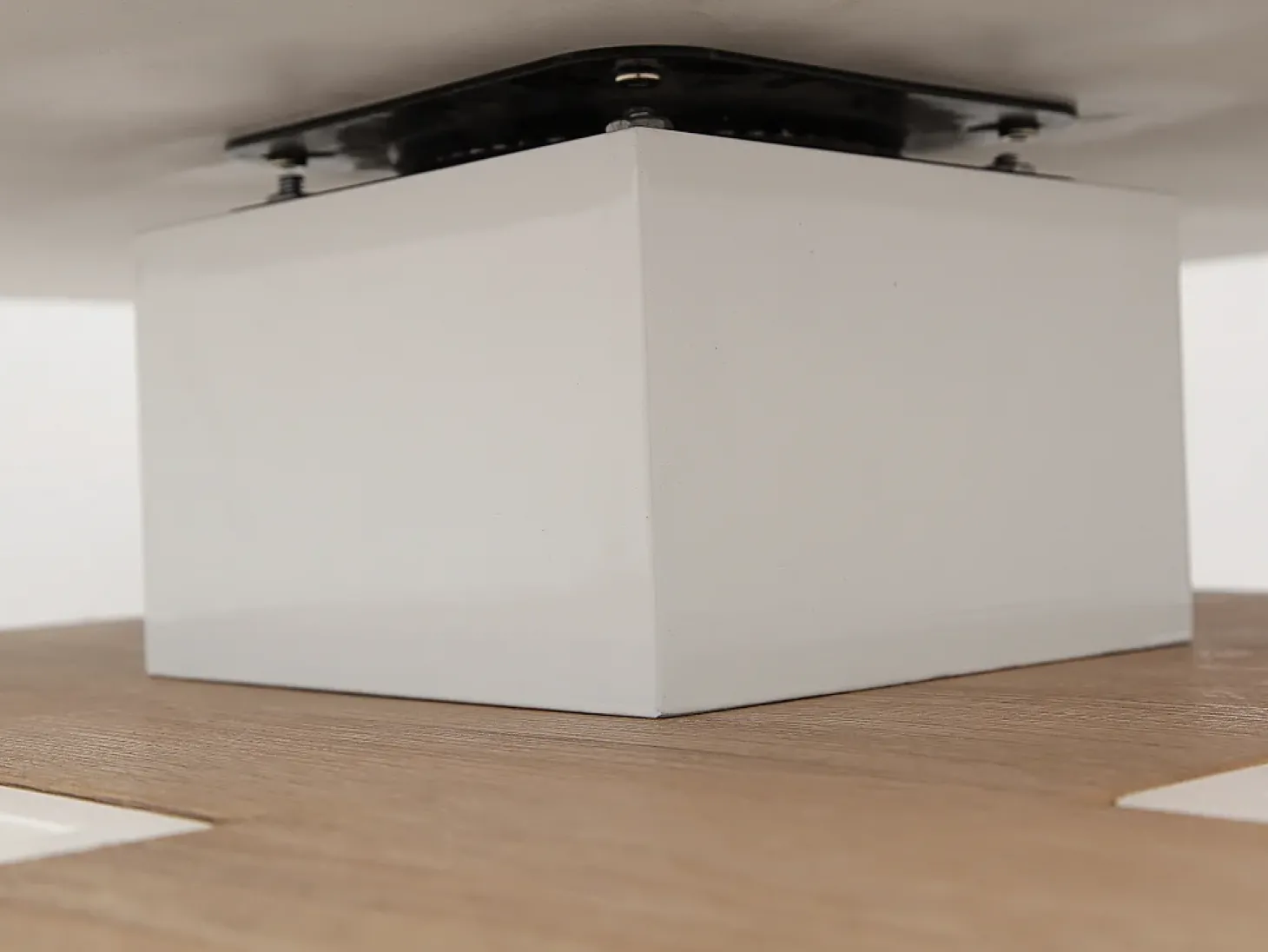 Mesa de centro FAUSTO - Tampo giratório - MDF lacado bicolor