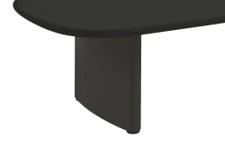 Mesa de centro retangular em MDF e acrílico preto - RASIA