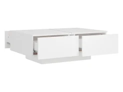 Mesa de centro 90x60x31 cm contraplacado branco