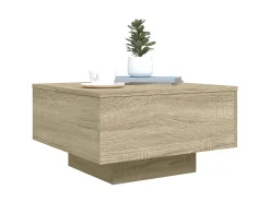 Mesa de centro 55x55x31 cm derivados de madeira carvalho sonoma
