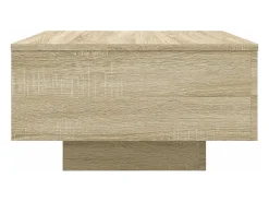 Mesa de centro 55x55x31 cm derivados de madeira carvalho sonoma
