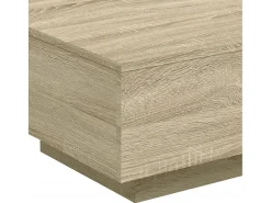Mesa de centro 55x55x31 cm derivados de madeira carvalho sonoma
