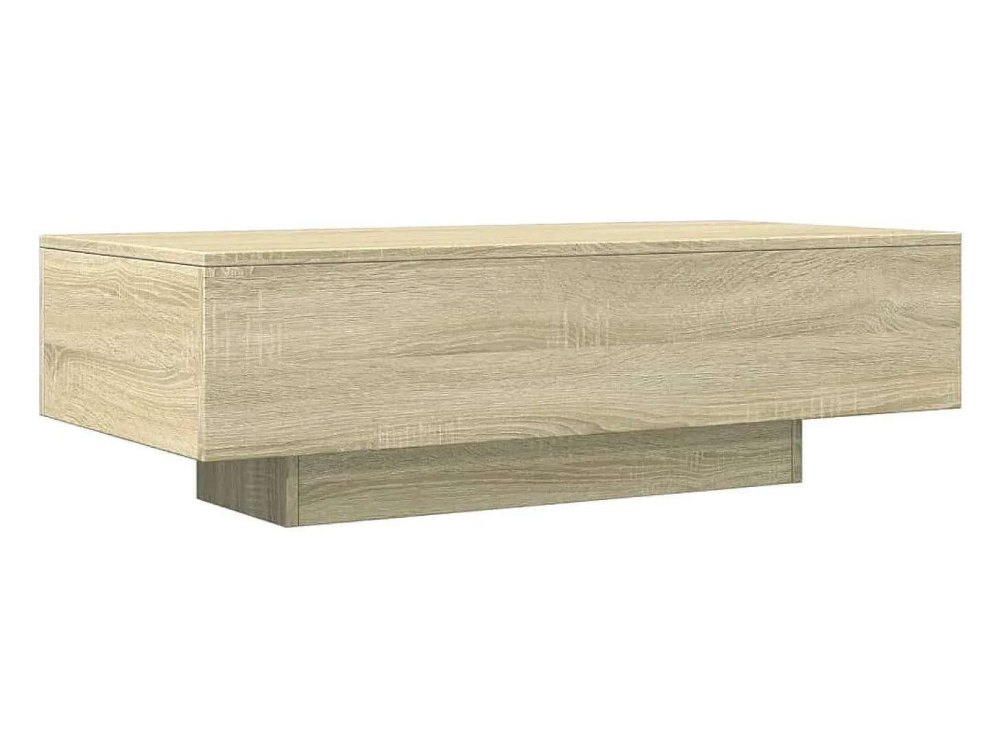 Mesa de centro 100x49,5x31 cm derivados madeira carvalho sonoma