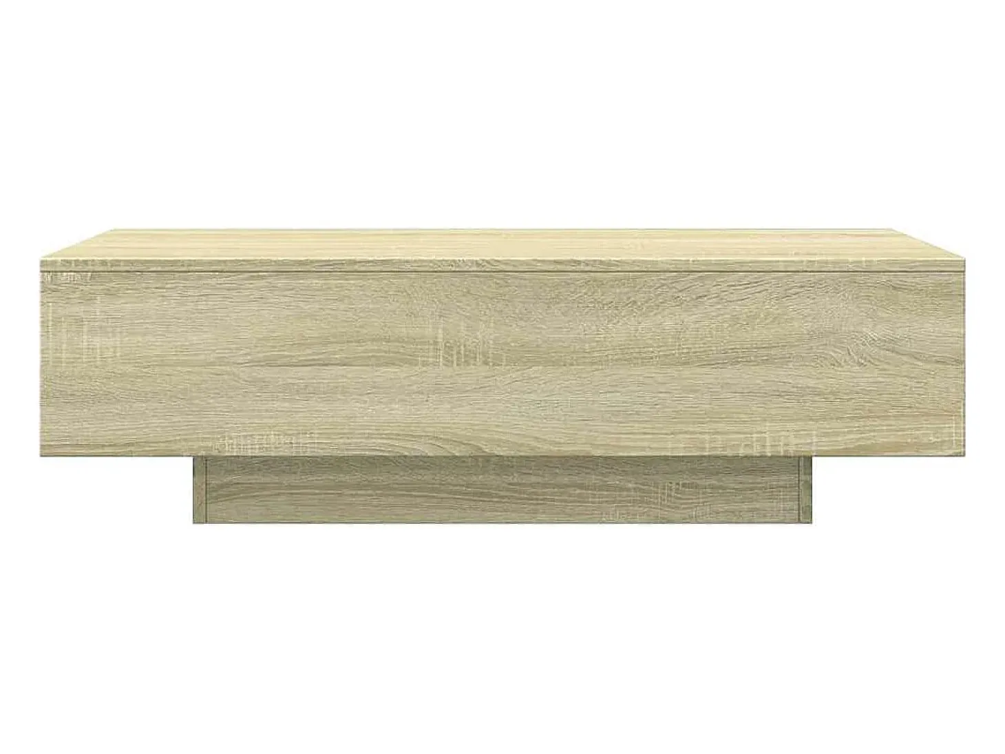 Mesa de centro 100x49,5x31 cm derivados madeira carvalho sonoma