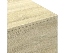 Mesa de centro 100x49,5x31 cm derivados madeira carvalho sonoma