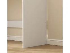 MESA DE COMPUTADOR BRANCA MODERNA COM 2 GAVETAS MESA DE MAQUIAGEM 100 CM