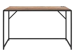 Mesa de computador com tampo elevável em MDF cor-de-rosa