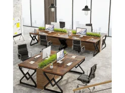 Mesa de computador grande de 160 x 70 x 75 cm para escritório, local de trabalho, escritório executivo para o escritório em casa