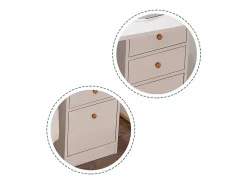 Mesa de computador para casa ou escritório com gavetas brancas mesa de 100 cm estilo loft escandinvano