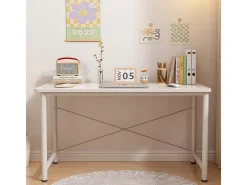 MESA DE COMPUTADOR PARA JOVENS MESA BRANCA MODERNA GRANDE 100 CM