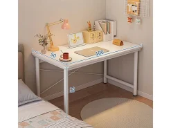 MESA DE COMPUTADOR PARA JOVENS MESA BRANCA MODERNA GRANDE 100 CM
