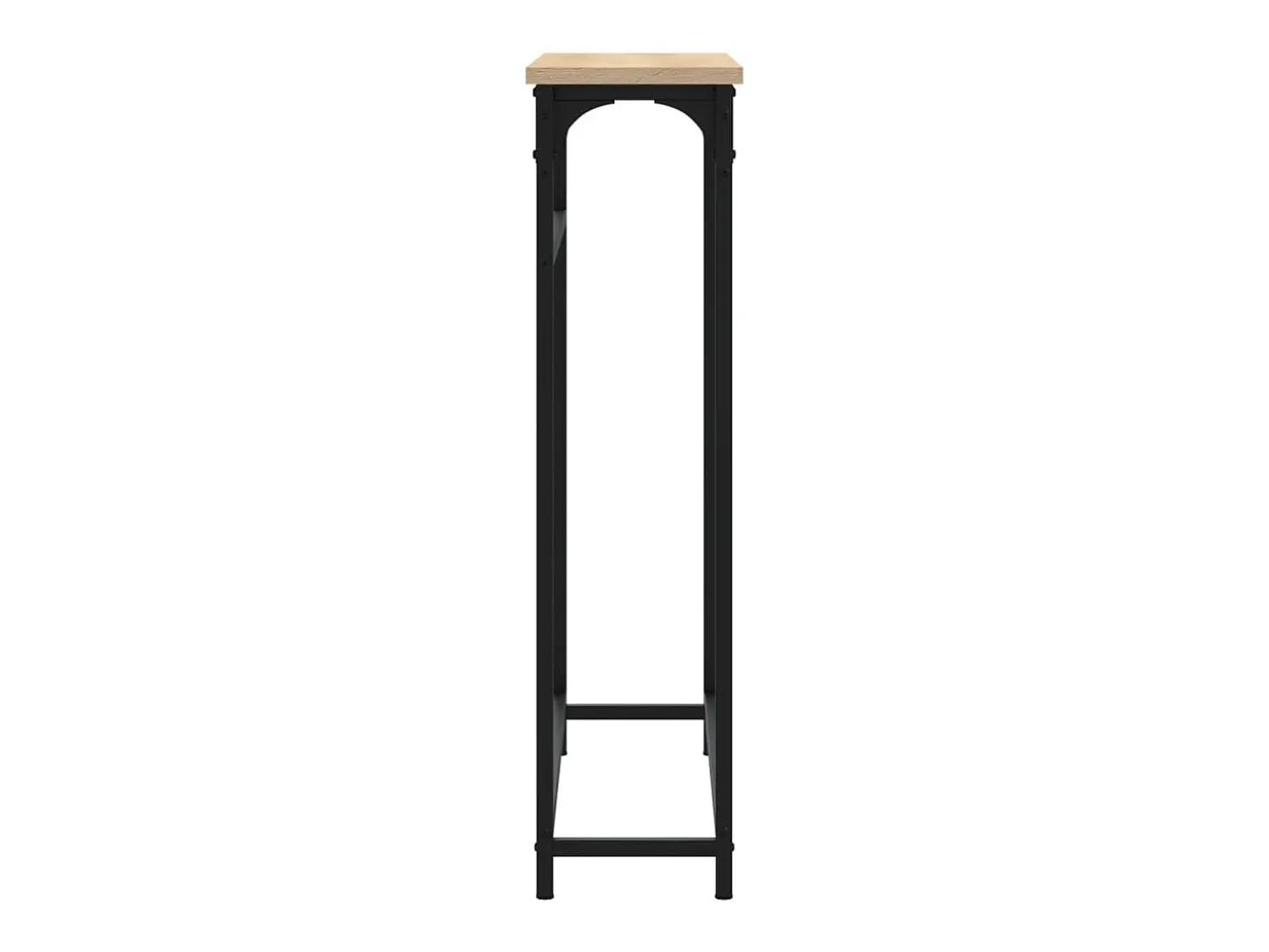 Mesa de console Carvalho Sonoma 75x19,5x75 cm Madeira projetada
