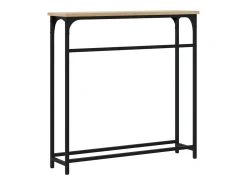 Mesa de console Carvalho Sonoma 75x19,5x75 cm Madeira projetada