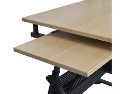 Mesa de desenho com tampo inclinável/banco/2 gavetas