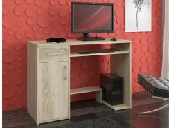 Mesa de Escritório Clássica em Carvalho Sonoma - Jay PK