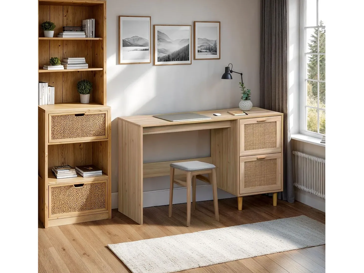 Mesa de estudo fabricada