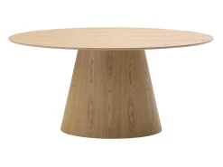 Mesa de jantar 6 lugares em MDF natural claro ANTELADA