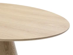 Mesa de jantar 6 lugares em MDF natural claro ANTELADA